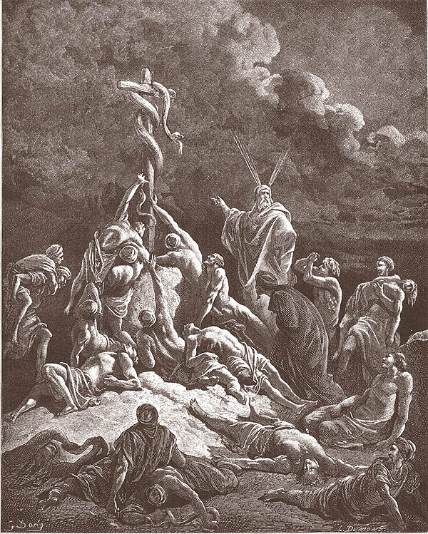 IL SERPENTE DI RAME numeri 21,9